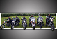 Tschechischen Wild Hogs auf Besuch im Theresia