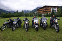 Tschechischen Wild Hogs auf Besuch im Theresia