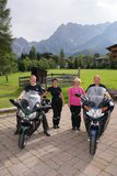 G�ste mit Motorrad in Hinterthal bei Hotel-Pension Theresia