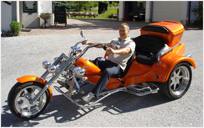 Chef mit Trike